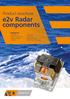 e2v Radar components Product brochure Categories Marine Parts - Magnetrons - Gen 4 Magnetrons - Radar packages - Limiters