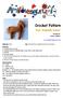 Elch. Crochet Pattern Foal (Icelandic horse) Design by Karin Godinez.