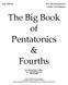 The Big Book of Pentatonics & Fourths