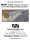 Assembly Instructions for. for 31 MGS (Midwest Guardrail System) ROAD SYSTEMS, INC.