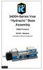 3400H-Series Vise Hydraulic Base Assembly