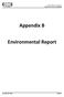 Appendix B. Environmental Report