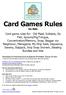 Card Games Rules. for Kids