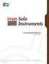 Solo Instruments. Soundbank Manual Software Version 1.0 EN