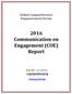 2016 Communication on Engagement (COE) Report