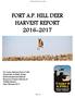 FORT A.P. HILL DEER HARVEST REPORT