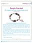 Bangle Bracelet Wire wrapped links create a flexible bangle bracelet. by Connie Fox