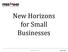 New Horizons for Small Businesses. FreeMind Group, LLC