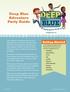 Deep Blue Adventure Party Guide