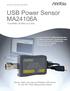 USB Power Sensor MA24106A