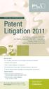 Patent Litigation 2011