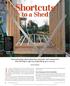 Shortcuts. to a Shed. time-saving tips about planning, materials, and construction that will help to get any outbuilding up in a hurry BY RICK ARNOLD