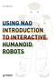 KI-SUNG SUH USING NAO INTRODUCTION TO INTERACTIVE HUMANOID ROBOTS