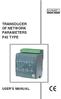 TRANSDUCER OF NETWORK PARAMETERS P43 TYPE