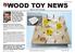 WOOD TOY NEWS. July 23, 2013 Tuesday