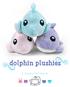 dolphin plushies a sewing pattern by