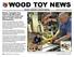 WOOD TOY NEWS. Master Toymaker Ken Goetz from Wisconsin uses precision tools and jigs to create wood toy masterpieces.