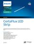 Strip. CertaFlux LED. Datasheet. CertaFlux LED Strip 2ft 1550lm 8xx HV3