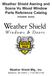 Weather Shield Awning and Scena Vu Wood Window Parts Reference Catalog