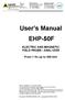 User s Manual EHP-50F