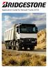 Application Guide for Renault Trucks 2016