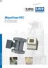 MaxxFlow HTC. Product Information. Flow Measurement for Dry Bulk Solids
