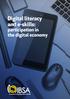 Digital literacy and e-skills: participation in the digital economy