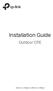 Installation Guide. Outdoor CPE CPE210 / CPE220 / CPE510 / CPE520