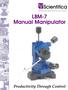 LBM-7 Manual Manipulator
