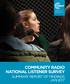 Table of Contents Community Radio National Listener Survey January 2017