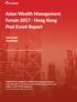 Asian Wealth Management Forum Hong Kong Post Event Report