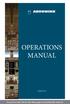 OPERATIONS MANUAL VERSION 10. For preview only. Not for sale. Many pages are intentionally removed.