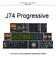 J74 Progressive - User Manual Page 1 of 60. J74 Progressive. A tool set for Chord Progression and Harmonic Editing