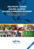 ASIA PACIFIC LEADERS MALARIA ALLIANCE MALARIA ELIMINATION ROADMAP