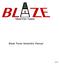 Blaze Tower Assembly Manual