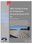 OBSI Testing of Iowa US 30 Diamond Ground Surfaces Preliminary Report