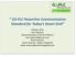 G3-PLC Powerline Communication Standard for Today s Smart Grid
