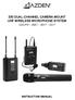 330 DUAL-CHANNEL CAMERA-MOUNT UHF WIRELESS MICROPHONE SYSTEM