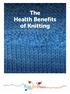 The Health Benefits of Knitting
