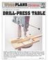 DOWNLOADABLE PROJECT PLANS FROM THE EDITORS OF WOOD MAGAZINE DRILL-PRESS TABLE page 1 of 6