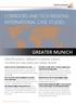 GREATER MUNICH CORRIDORS AND TECH REGIONS: INTERNATIONAL CASE STUDIES GREATER MUNICH: GERMANY S LEADING SCIENCE, TECHNOLOGY AND MANUFACTURING REGION