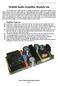 TA3020 Audio Amplifier Module v4b. Page 1