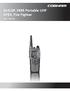 SAILOR 3965 Portable UHF ATEX, Fire Fighter. User manual
