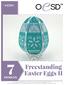 Freestanding Easter Eggs II #12750 DESIGNS