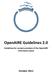OpenAIRE Guidelines 2.0. Guidelines for content providers of the OpenAIRE information space