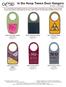 In the Hoop Tween Door Hangers #12581 / 6 Designs