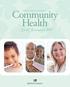 Community Health. Pickens County, South Carolina. NeedsAssessment 2013