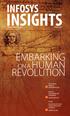 INSIGHTS INFOSYS EMBARKING REVOLUTION ON A HUMAN. Volume 1, 2015 TRENDS. PERSPECTIVES. IDEAS. FINDING THE ENTREPRENEURIAL DNA