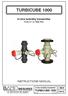 TURBICUBE 1000 INSTRUCTIONS MANUAL. In-line turbidity transmitter TURBICUBE 1000 MES. From 0.1 to 1000 FNU. In-line turbidity transmitter /1