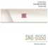 Installation Manual. Snow Melt Unit 0550 Version 1.00 SNO HBX Control Systems Inc.